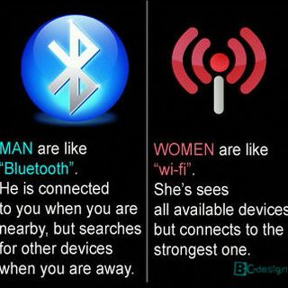 preview of Men are like bluetooth  Women are like wifi.JPEG
